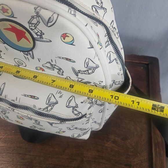 Pixar Lamp Mini Backpack - BoxLunch Exclusive White Faux Leather - Picture 5 of 11